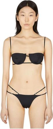 Ziah Balconette Bikini Top - Dames - Bikinis - Zwart - L - Badmode