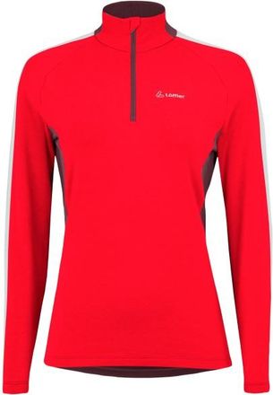 LOEFFLER Midlayer Racing Transtex Fleecepullover f&uuml;r Damen | rot