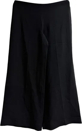 Theory Cropped Pants in Black Acetate