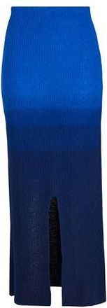 8 by YOOX WOOL BLEND DIP-DYE KNIT MIDI SKIRT
