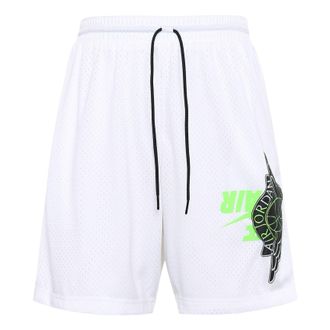Nike Jordan Air Jordan Jumpman Basketball shorts White Volt BQ8482-100