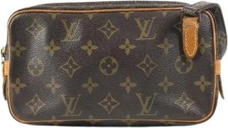 Louis Vuitton Pre-owned Mini Bags, female, Brown, Size: ONE SIZE Pre-owned Pochette Shoulder Bag