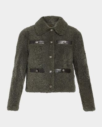 Brunello Cucinelli Fuzzy Soft Lamb Shearling Jacket