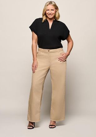 Mart Visser Livia Denim Broek Zand Maxi