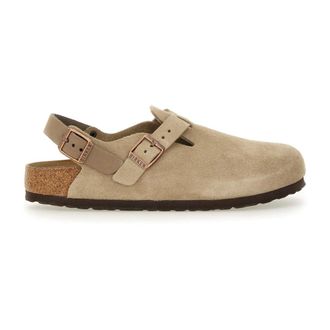 Birkenstock Clogs, female, Gray, Size: 10 US Tokio Narrow Fit