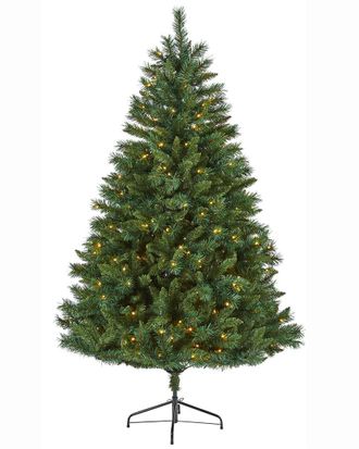 Nearly Natural 6ft Rocky Mountain Mixed Pine Artificial Christmas Tree