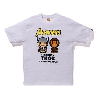A Bathing Ape X Marvel Milo Mighty Thor Tee White 2F23-110-906
