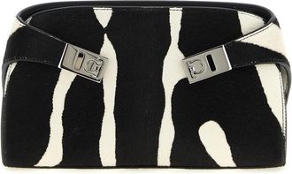 Ferragamo BlackWhite Hug CB Crossbody Bag