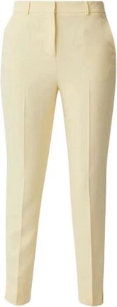 Comma Broek - Dames - Broeken - Beige - Maat: XL Leer