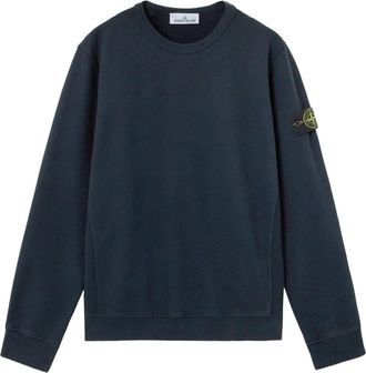 Stone Island Organic Cotton Sweatshirt-Uomo