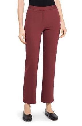Theory Kick Ankle Pants in Oxblood Red at Nordstrom Rack, Size 00