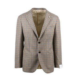 Luigi Bianchi Mantova Heren, Jassen, Beige, Maat: M Wol
