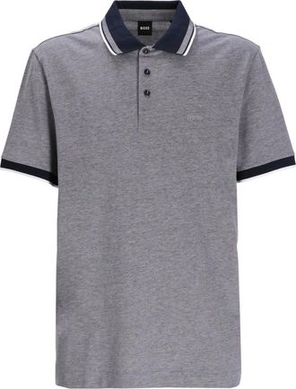 HUGO BOSS Embroidered-logo Cotton Polo Shirt