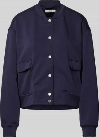 Mbym mbyM Sweatjacke mit Stehkragen Modell Danni in Marine, Gr&ouml;&szlig;e L