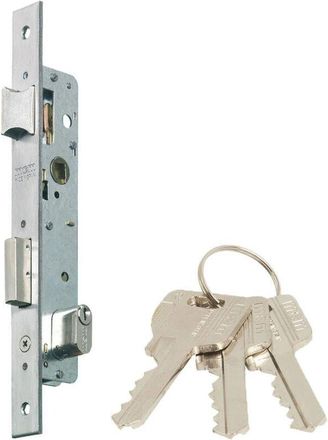 MCM Mcm - Cerradura Embutir Metalica 1550-21 18 Inox Cilind.oval 26x26