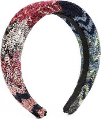 Missoni Zigzag-knit Padded Headband