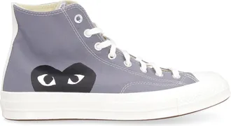 Comme Des Gar&ccedil;ons Mens Chuck 70 High-Top Sneakers Grey Upper: Cotton; Sole: Rubber Trainers
