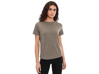 Columbia Csc Soft Stretch Short Sleeve T-Shirts Womens Clothing Iron Heather : XL, Elastane/Polyester/Rayon