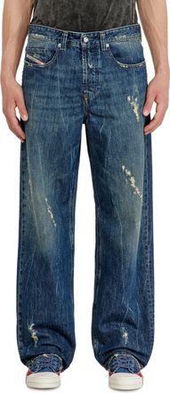 Diesel Relaxed Jeans Low Waist 2001 D-Macro,, Button fly
