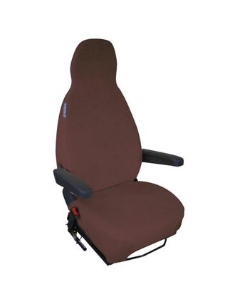 OEM Fundas De Asiento De Esponja Algod&oacute;n Extensible Color Chocolate