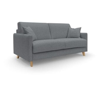 Divani.Store Edgar Sof&aacute; Cama Convertible En Tela Felis Impermeable 180 Cm (mat. 140x197) Gris