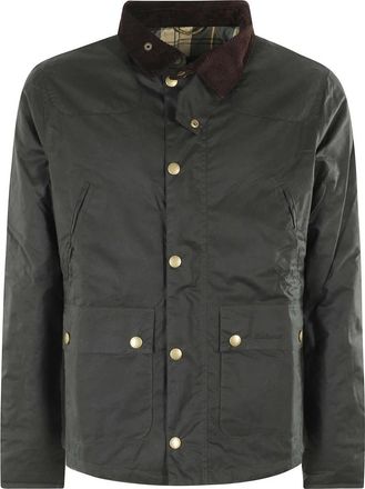 Barbour Jassen, Heren, Bruin, XL, Katoen, Reelin Wax Jacket