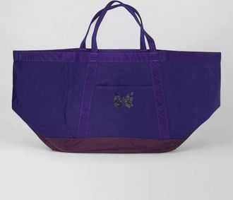 Needles butterfly motif two tone shoulder tote bag