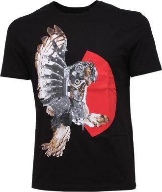 Neil Barrett Slim Fit Shirt Made in Italy - Heren - T-shirts - Zwart - S - Tops