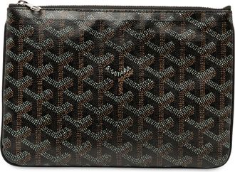 Goyard Pre-owned Womens Goyardine Senat Pm - Black Textile - One Size