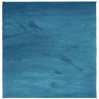vidaXL Rug OVIEDO Short Pile Turquoise 240x240 cm vidaXL