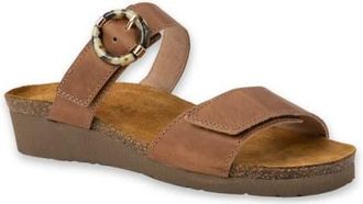 Naot Anabel Wedge in Latte Brown Leather at Nordstrom, Size 11Us