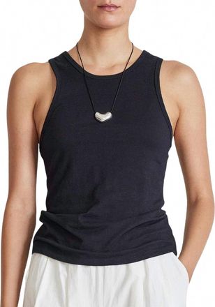 Apiece Apart Womens Savina Razor Tank Top In Black