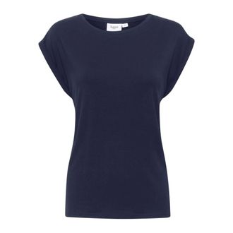 Saint Tropez Nacht Hemel T-Shirt- Model U1520 - Dames - Tops - Blauw - Maat: S