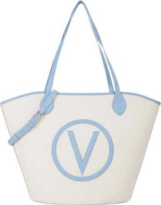 Mario Valentino Bag - Dames - Shoppers - Beige - ONE Size - Katoen - Tassen