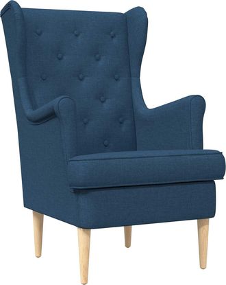 vidaXL Sill&oacute;n Azul Tela Vidaxl