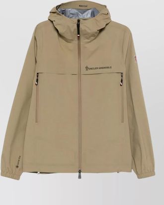 Moncler hooded gore-tex shell jacket packable