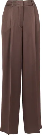 PESERICO Woman Trousers Textured Straight-Leg Pants