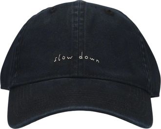 For&eacute;t Accessoires, Heren, Zwart, ONE Size, Katoen, Slow Down Washed Cap