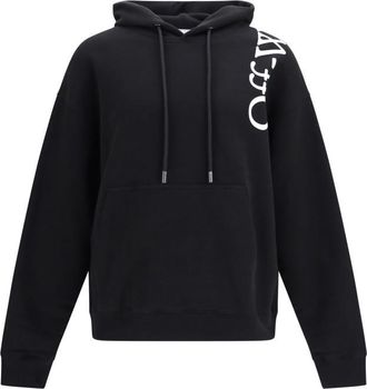 Off-white Black Relaxed Logo Hoodie