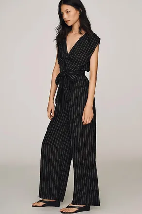 Bishop + Young Pinstripe Jumpsuit