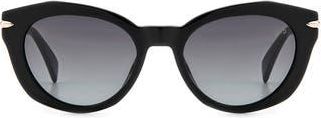 Rag & Bone 53mm Cat Eye Sunglasses in Black at Nordstrom Rack