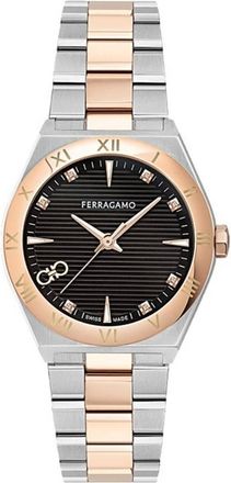 Ferragamo Vega Upper East Quartz Diamond Ladies Watch SFZB00524