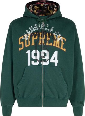 SUPREME Felpa con zip x MM6 Maison Margiela - Verde