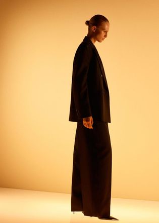 Mango Blazer completo misto lana revers nero - Donna - XS - MANGO