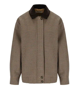 Weekend by Max Mara GIACCA FESTA PIED DE POULE MARRONE MAX MARA WEEKEND