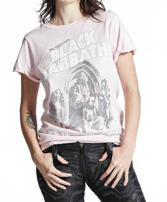 Recycled Karma Black Sabbath Short Sleeve Tee In Petal