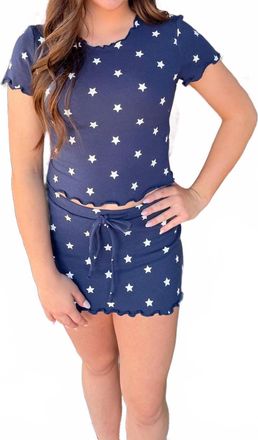 Le Lis Blanc Deux Womens Blythe Set In Blue