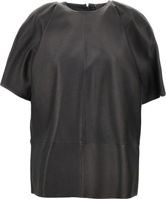 Toteme Nappa leather Cocoon top Woman 36