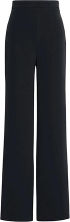 Max Mara Wijde broek - Dames - Wijde Broeken - Blauw - M - Broeken