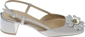 A.Bocca Poudre - Dames - Pumps - Grijs - 39 EU - Leer - Schoenen